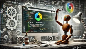 Puppeteer, la librería de Node.js.